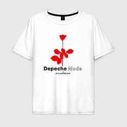 Мужская футболка оверсайз Depeche Mode - Violator album logo