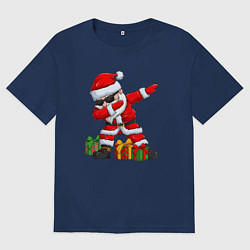 Мужская футболка оверсайз Санта дэб