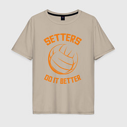 Мужская футболка оверсайз Setters do it better