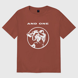 Мужская футболка оверсайз And One synthpop band