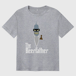 Мужская футболка оверсайз The beerfather