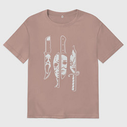 Мужская футболка оверсайз Horror killers