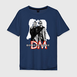 Мужская футболка оверсайз Depeche Mode - Dave and Martin memeto mori tour
