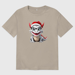 Мужская футболка оверсайз Новый год 2024 год дракона