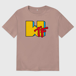 Мужская футболка оверсайз MTV WTF