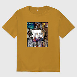 Мужская футболка оверсайз Bring Me the Horizon - music