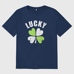 Мужская футболка оверсайз Lucky day