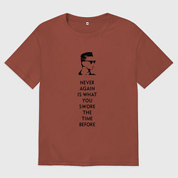 Мужская футболка оверсайз Depeche Mode - Never again