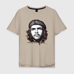 Мужская футболка оверсайз Че Гевара портрет