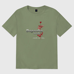 Мужская футболка оверсайз Depeche Mode - Words are very