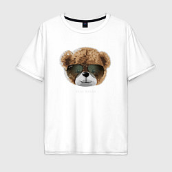 Мужская футболка оверсайз Плюшевый медведь stay relax