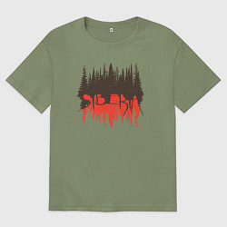 Мужская футболка оверсайз Syberia