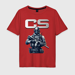 Мужская футболка оверсайз Counter Strike - stormtrooper