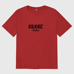 Мужская футболка оверсайз Kolkhoz