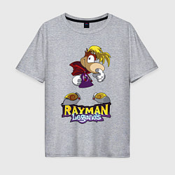 Мужская футболка оверсайз Rayman - legends