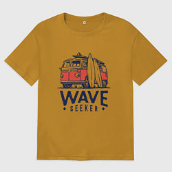 Мужская футболка оверсайз Wave seeker