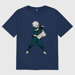 Мужская футболка оверсайз Габимару из аниме Адский рай