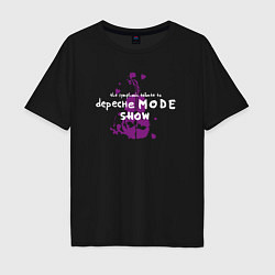 Мужская футболка оверсайз Depeche Mode show