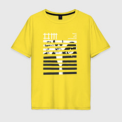Футболка оверсайз мужская Depeche Mode - SOTU merch, цвет: желтый