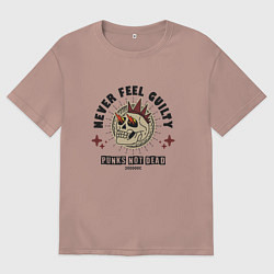 Мужская футболка оверсайз Never feel guilty