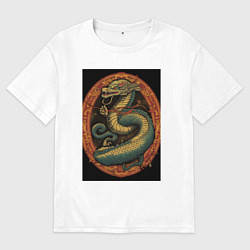 Мужская футболка оверсайз Дракон Муай Тай