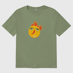 Мужская футболка оверсайз Мексиканская лепешка