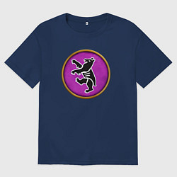 Футболка оверсайз мужская Лангобарды Rome: Total War, цвет: тёмно-синий