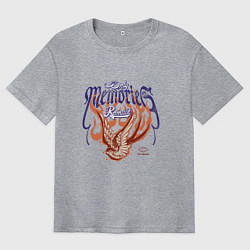 Мужская футболка оверсайз Остались только воспоминания