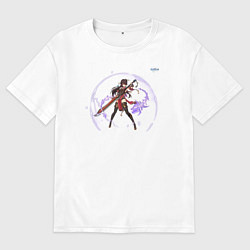 Мужская футболка оверсайз Бэй Доу из Геншин Импакт