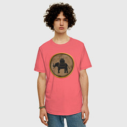 Футболка оверсайз мужская Мятежники-карфагеняне Rome: Total War, цвет: коралловый — фото 2