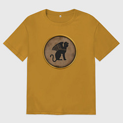 Мужская футболка оверсайз Мятежники-эллины Rome: Total War