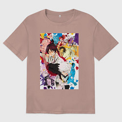 Мужская футболка оверсайз Адский рай Габимару Синоби