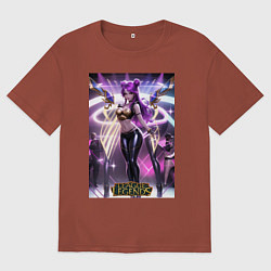 Мужская футболка оверсайз League Of Legends Akali Kda