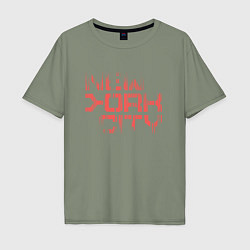Футболка оверсайз мужская New york city streetwear, цвет: авокадо