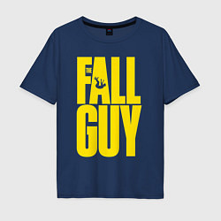 Мужская футболка оверсайз The fall guy logo