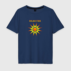 Футболка оверсайз мужская Solar Fire, цвет: тёмно-синий