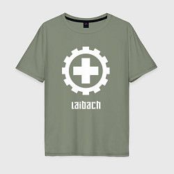 Мужская футболка оверсайз Laibach - Cross