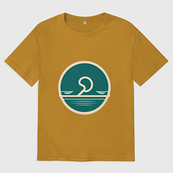 Мужская футболка оверсайз Настроение голоден