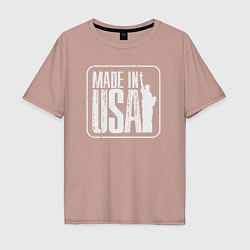 Мужская футболка оверсайз Сделан в США