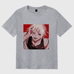 Мужская футболка оверсайз Токийский гуль Сузуя