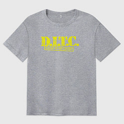 Футболка оверсайз мужская DITC, цвет: меланж