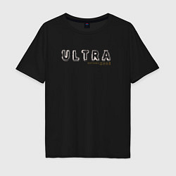 Футболка оверсайз мужская Depeche Mode - Ultra logo, цвет: черный