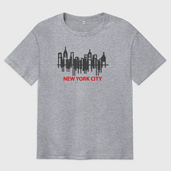 Мужская футболка оверсайз New York United States