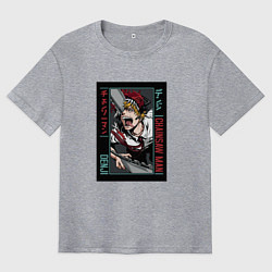 Мужская футболка оверсайз Человек-бензопила Денджи chainsaw man Denji