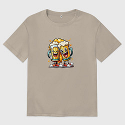 Мужская футболка оверсайз Живи на полную катушку