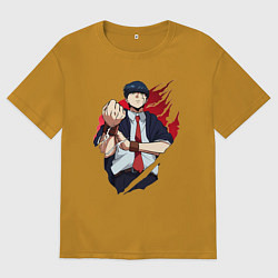 Мужская футболка оверсайз Мэш Бёрндэд маг