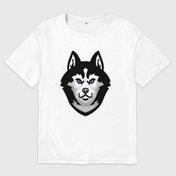 Мужская футболка оверсайз Волчонок