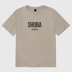 Футболка оверсайз мужская Shuba, цвет: миндальный