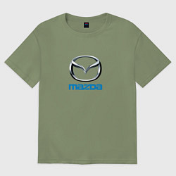 Футболка оверсайз мужская Mazda sport brend, цвет: авокадо