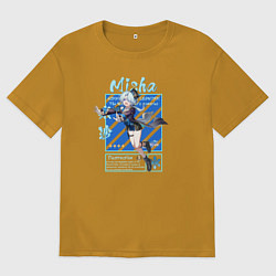 Мужская футболка оверсайз Миша - Хонкай Стар Рейл